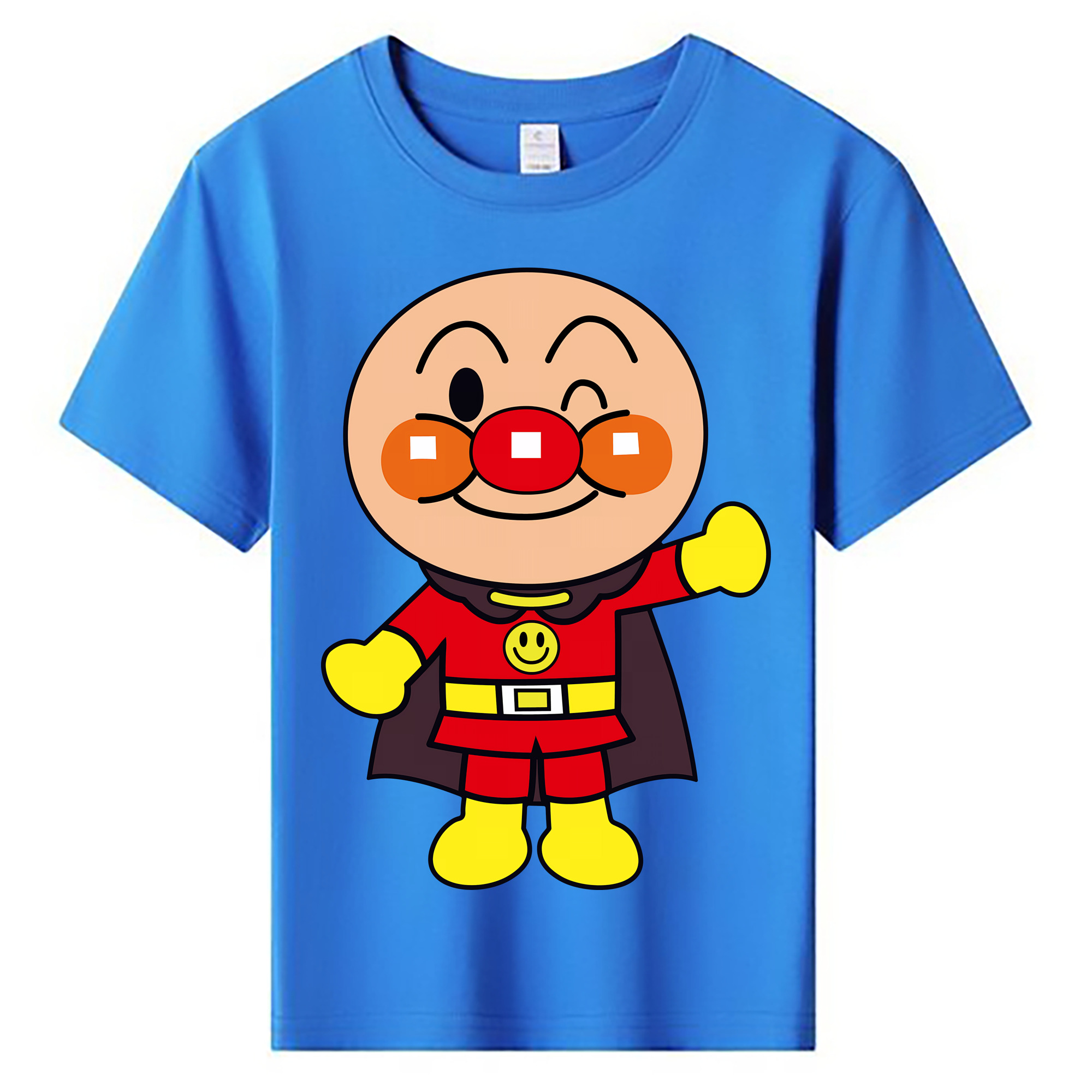 （画像用） アンパンマン Anpanman 綿100％キッズTシャツ（フロントプリント）